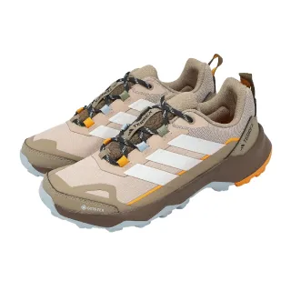 【adidas 愛迪達】戶外鞋 Terrex Skychaser AX5 GTX W 女鞋 米 棕 防水 HP7169
