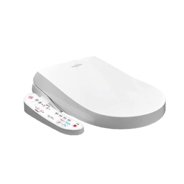 Uniscope優思 US-550B 瞬熱式免治馬桶，提供暖座、臀部洗淨、水溫調節、靜音緩降便蓋及節能省電功能。電壓110V、功率1100W，適用水壓0.5~7.5kgf/cm²，尺寸51*47*15cm，重量4.5kg，BSMI認證R3B336，產地中國。提升居家衛浴舒適體驗。