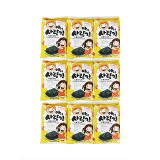 韓國HUMANWELL - 兒童烤海苔片9入組(4g/入)