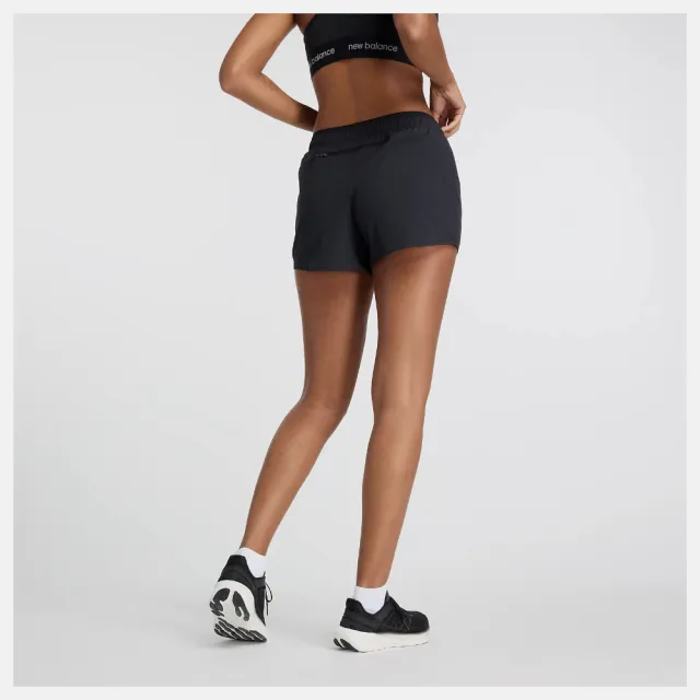【NEW BALANCE】NB 短褲 女 運動褲 美規 黑 WS41286BK