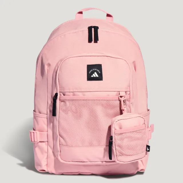 【adidas 愛迪達】後背包 運動包 書包 旅行包 大容量 MH 2 IN 1 BP 粉 KR5110(其他規格)
