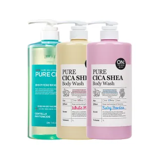 超市【ON THE BODY】積雪草潔淨沐浴露1000ml任選1入(森林薄荷/爽身粉香/白麝香)