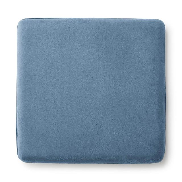 【MUJI 無印良品】高反發方形坐墊(墨灰/米色/煙燻藍)
