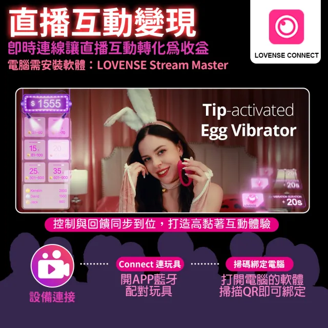 【Lovense】Dolce 可彎折 智能雙重刺激 G點 按摩棒 可跨國遙控(跳蛋.情趣用品.高潮)