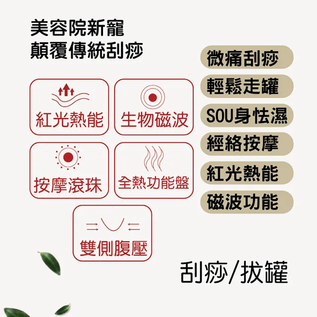【GAARii】JF 電動刮痧儀 負壓拔罐 刮痧機 拔罐機 電動吸痧 熱敷刮痧 無線充電 九檔調節 液晶顯示