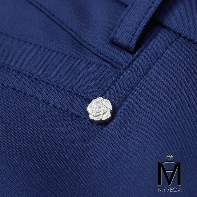 【MYVEGA 麥雪爾】MA彈力修身後鬆緊八分鉛筆褲-共三色(涼感褲/直筒褲/窄管褲)