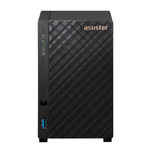 【ASUSTOR 華芸】AS1102TL 2Bay NAS 網路儲存伺服器 (Realtek RTD1619B 1.7GHz 四核心/1GB DDR4)