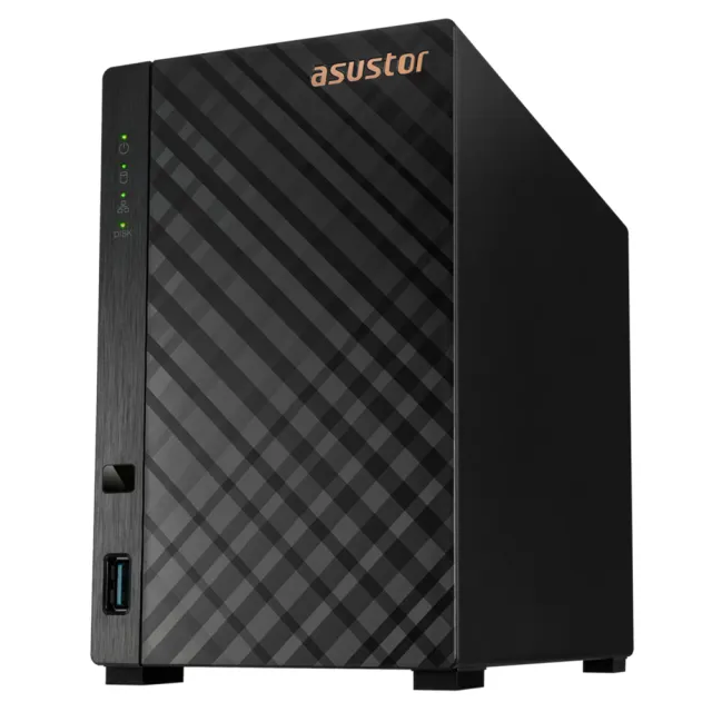 【ASUSTOR 華芸】AS1102TL 2Bay NAS 網路儲存伺服器 (Realtek RTD1619B 1.7GHz 四核心/1GB DDR4)