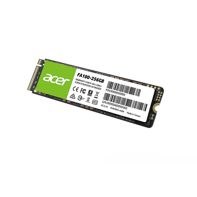 【Acer 宏碁】FA100 512GB M.2 PCIe Gen3 ssd固態硬碟 5年保固(最高讀取3200MB/s)