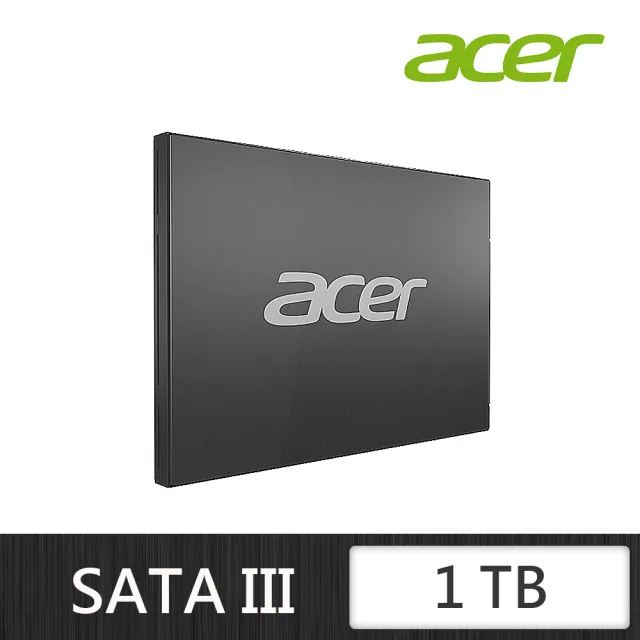 【Acer 宏碁】RE100 1TB SATA ssd固態硬碟 5年保固(最高讀取557MB/s)