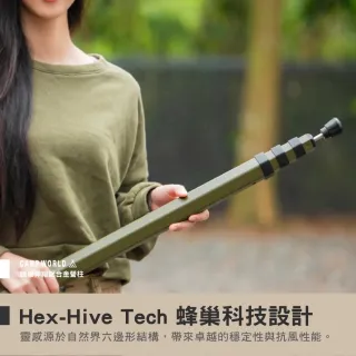【樂活不露】戶外露營 蜂巢伸縮鋁合金營柱280CM(營柱 側柱 前庭柱 主營柱 野外露營 搭營)