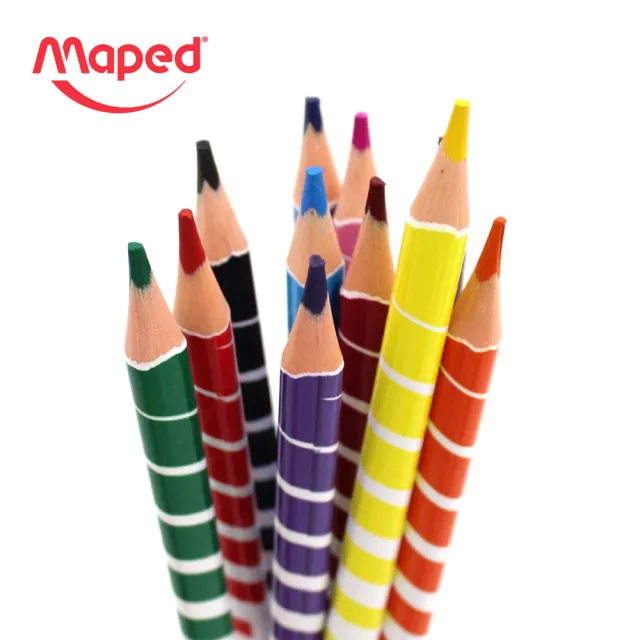 【Maped】可擦除彩色鉛筆12色(色鉛筆 油性色鉛筆)