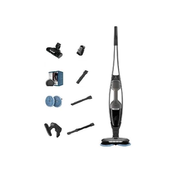  Electrolux 伊萊克斯 EFS71423 手持吸塵器，輕巧便攜設計，吸力高達18000Pa以上，專為除蟎設計，乾濕兩用功能適合各種清潔需求，內建LED燈提升照明效果，1年保固安心使用。強力吸塵，輕鬆去除塵蟎與汙垢，讓居家環境更潔淨健康。 