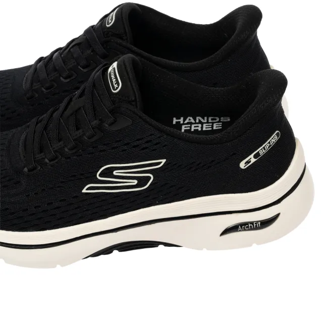 【SKECHERS】女鞋 健走系列 健走鞋 瞬穿舒適科技 GO WALK ARCH FIT 2.0 (125342BKW)