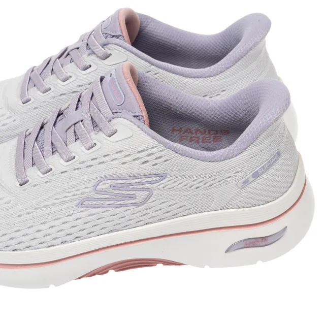 【SKECHERS】女鞋 健走系列 健走鞋 瞬穿舒適科技 GO WALK ARCH FIT 2.0 (125342LAV)