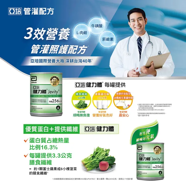 【亞培】健力體即飲-提供纖維長期管灌237ml x24入(均衡營養、提供膳食纖維、零乳糖、低渣飲食)