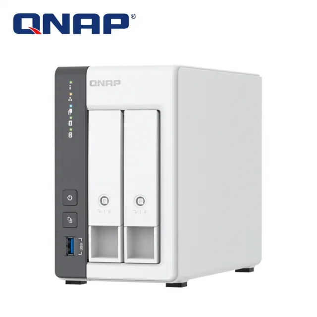 【QNAP 威聯通】 搭WD 4TB x2 ★ TS-216G 2Bay NAS 網路儲存伺服器