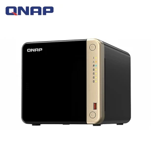 【QNAP 威聯通】 搭WD 4TB x2 ★ TS-464-8G 4Bay NAS 網路儲存伺服器