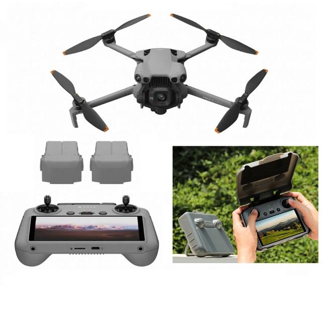【DJI】MINI 5 PRO 帶屏組長續航暢飛套裝 DJI RC 2遙控器+2年保險CARE+256G卡+二合一遮光板收納盒(公司貨)