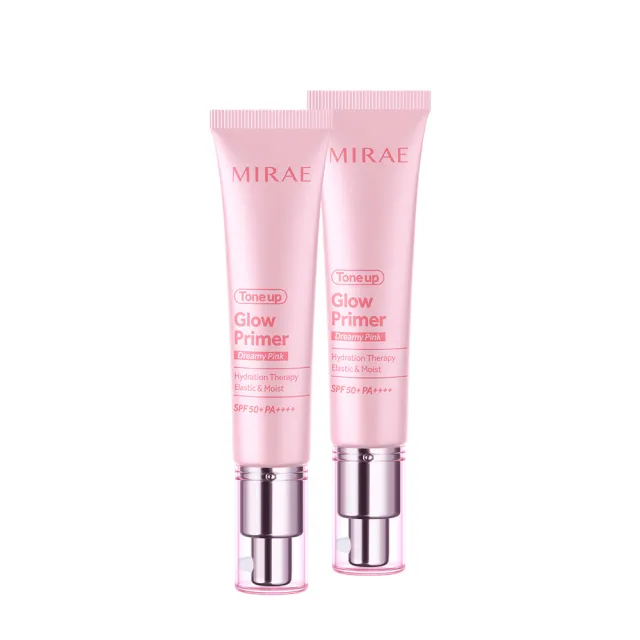【MIRAE 未來美】Ai發光霜SPF50＋PA＋＋＋＋抗曬抗汗 2入組（素顏霜 潤色隔離防曬  兩色可選）