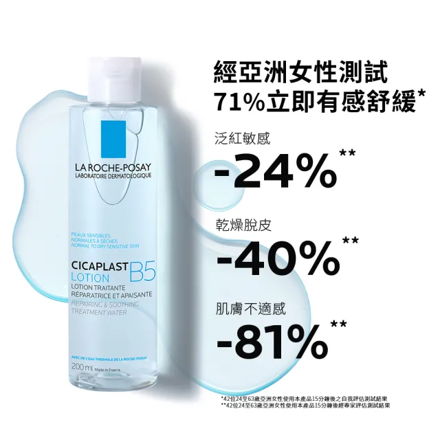 【理膚寶水】雙入組★B5全面修復保濕化妝水 200mlx2