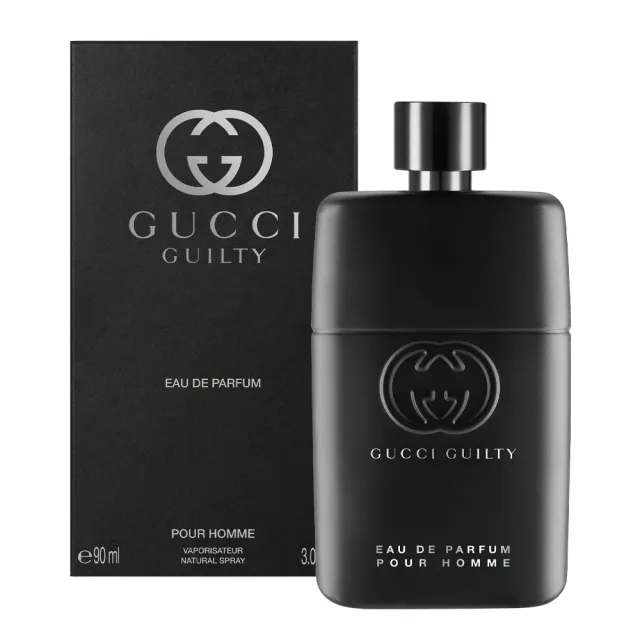 【GUCCI 古馳】GUILTY 罪愛男性淡香精EDP 90ml (專櫃公司貨)