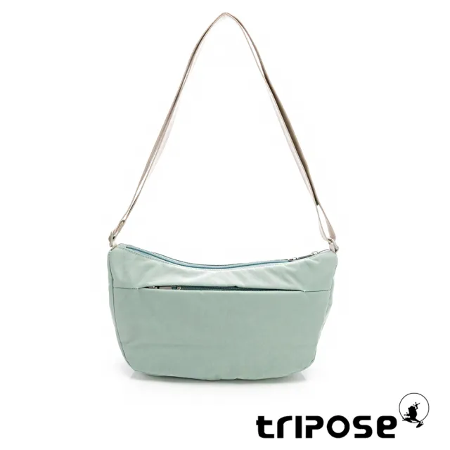 【tripose】DIAZ微皺尼龍輕量抓皺弧形斜背包(多色)