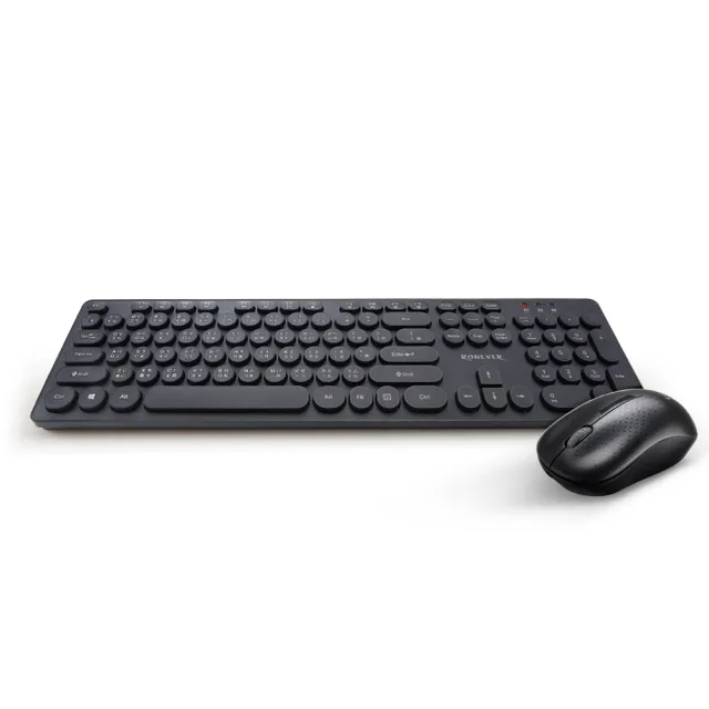 【RONEVER】KB009 無線復古鍵盤滑鼠組