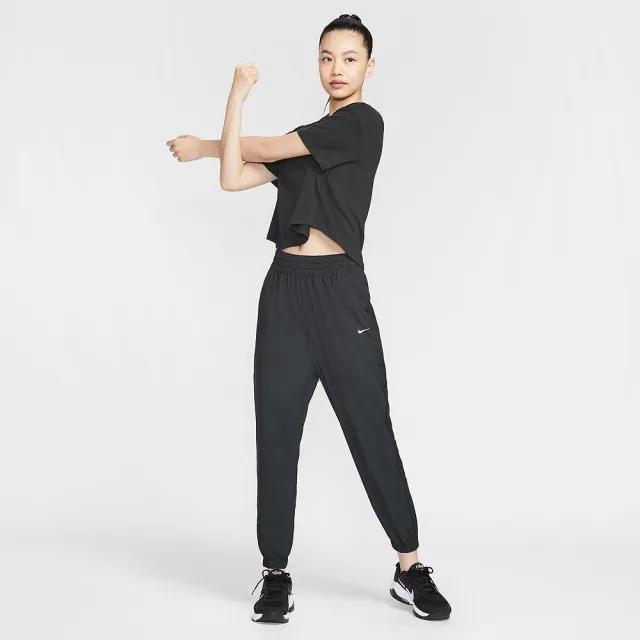 【NIKE 耐吉】長褲 女 運動褲 速乾 高腰 九分褲 AS W NK ONE DF HR 7/8 JOGGER 黑 HJ1051-013 (3L6403)