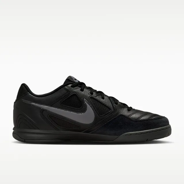 【NIKE 耐吉】足球鞋 男鞋 運動鞋 室內 皮革 GATO 黑 HQ6019-004 (2N1423)