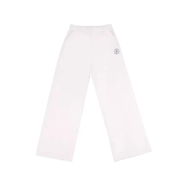 【CONVERSE】French Terry Fleece Pants 長褲 女款 白色 休閒 棉褲 WCH730-W9F