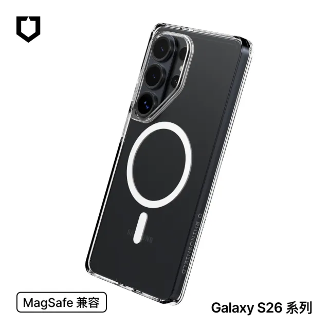 【RHINOSHIELD 犀牛盾】Samsung Galaxy S26/S26+/S26 Ultra Clear MagSafe兼容抗黃化透明防摔磁吸手機殼