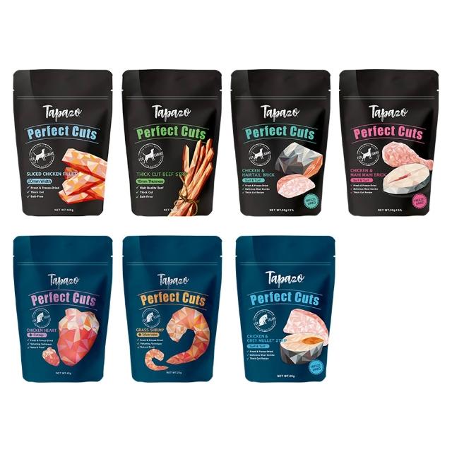 【TAPAZO 特百滋】老饕鮮味盤系列-3入組(貓狗零食 貓狗凍乾 天然零食)