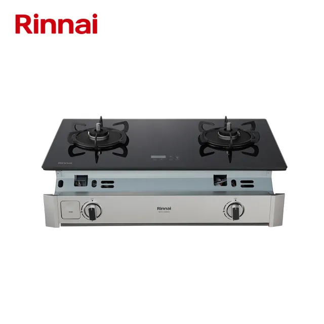 【林內】二口緻溫定溫定時黑玻璃嵌入爐 RBTS-A2660G(B) 含基本安裝