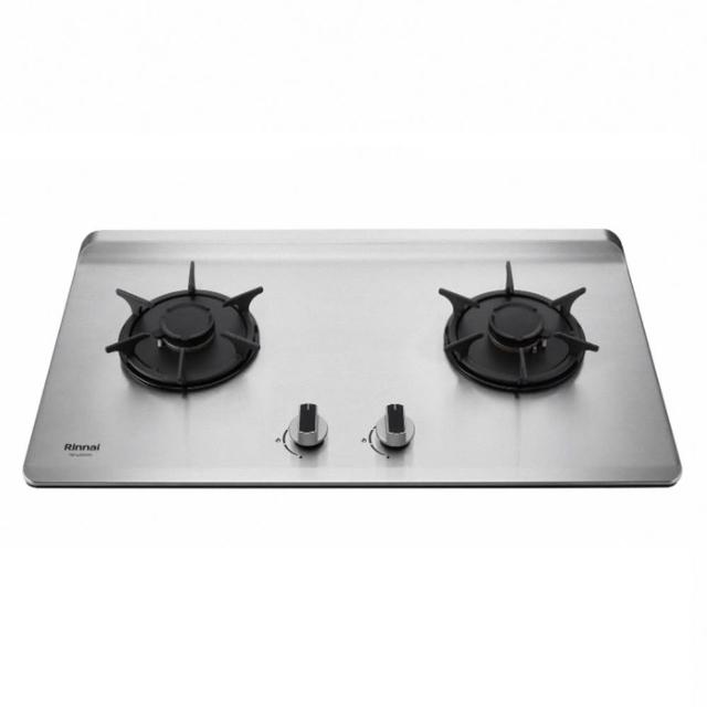 【林內】二口彩焱不鏽鋼檯面爐 RB-L2600S 含基本安裝