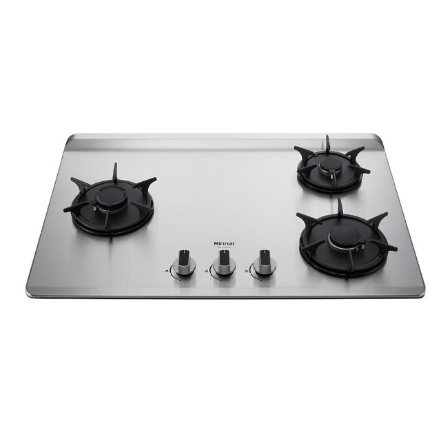 【林內】左單口三口彩焱不鏽鋼檯面爐 RB-L3700S(L) 含基本安裝