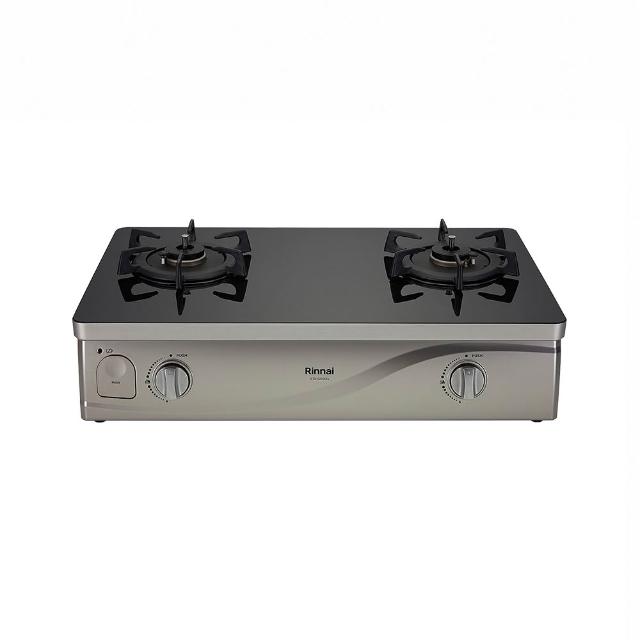 【林內】二口感溫黑玻璃台爐 RTS-Q230G(B) 含基本安裝