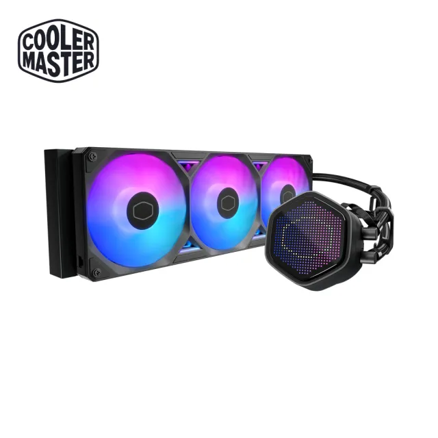 【Cooler Master 酷碼】ML 360 Atmos II Pixel LCD ARGB 水冷散熱器