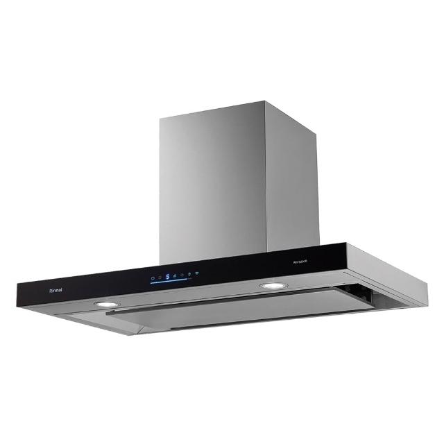 【林內】90cm 倒T式4D直吸智能連動除油煙機 RH-9391R 含基本安裝