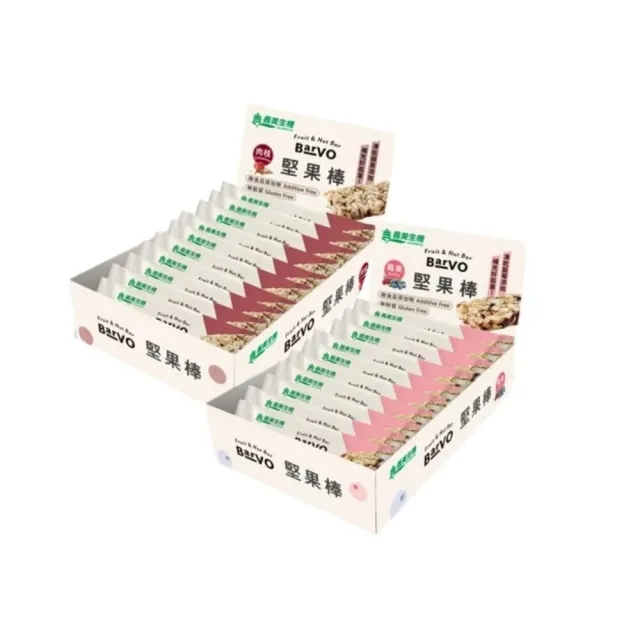 【義美生機】堅果棒2件組(莓果320g/肉桂300g)