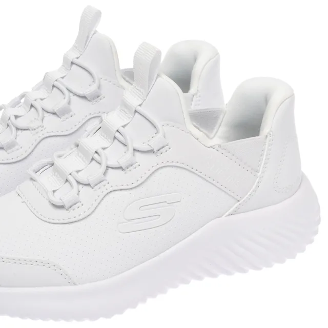 【SKECHERS】男童系列 男童鞋 運動鞋 瞬穿舒適科技 BOUNDER (403896LWHT)