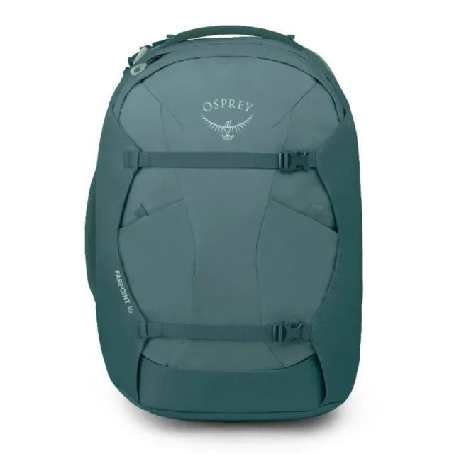 【Osprey】雙11 ☆2026新改款☆ Farpoint 40 多功能旅行背包 男 瀑布激流藍 (背包旅行 行李背包 登機包)