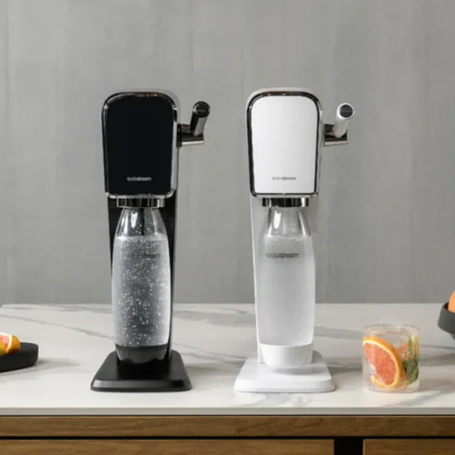【Sodastream】ART 拉桿式氣泡水機(黑/白)