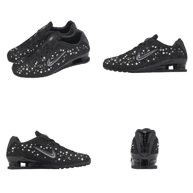 【NIKE 耐吉】休閒鞋 Wmns Shox Z 女鞋 黑 白 馬年限定 珍珠水鑽 緩衝 IQ1157-010