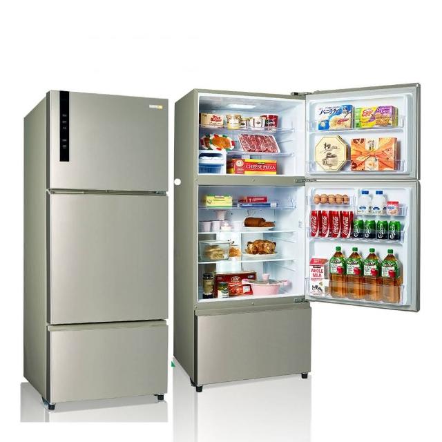 SAMPO聲寶 SR-B58DV SAMPO聲寶 SR-B58DV 三門變頻冰箱,擁有501L大容量,銀色外觀設計,右開門方便取用。採用變頻技術,具1級能效,節能省電。全機保固1年,主要零件如壓縮機、蒸發器、散熱器、Micon組品保固3年,所有保固依保證書為準。適閤中大型家庭,提供新鮮儲存與高效冷藏體驗。