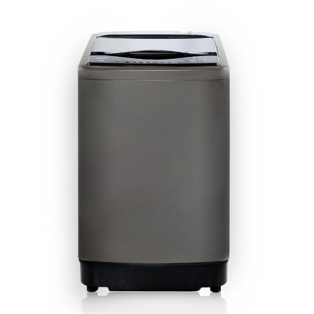 SAMPO聲寶 WM-MD15 變頻單槽洗衣機，採用110V變頻技術，容量11-15kg適閤家庭使用。內槽材質為不鏽鋼+塑膠，耐用抗鏽；咖啡色設計簡約時尚。具備洗脫兩用功能，操作簡單高效。全機一年保固，主要零件三年保固（含軸承總元件、洗衣馬達、Micon元件），非家庭使用僅一年。選購聲寶洗衣機，享受可靠品質與售後服務！