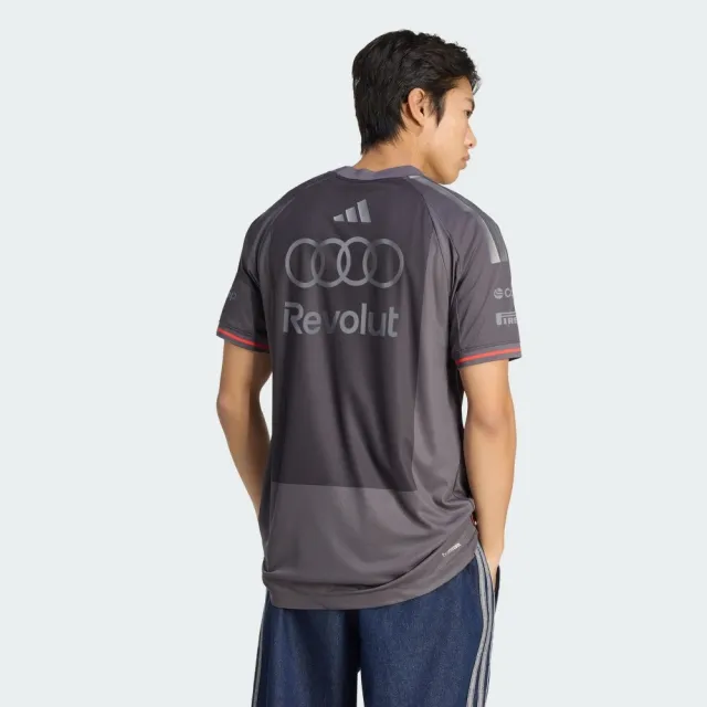 【adidas 愛迪達】短袖上衣 男 吸濕排汗 國際碼 AU DR JSY SS AM 灰 KE9091