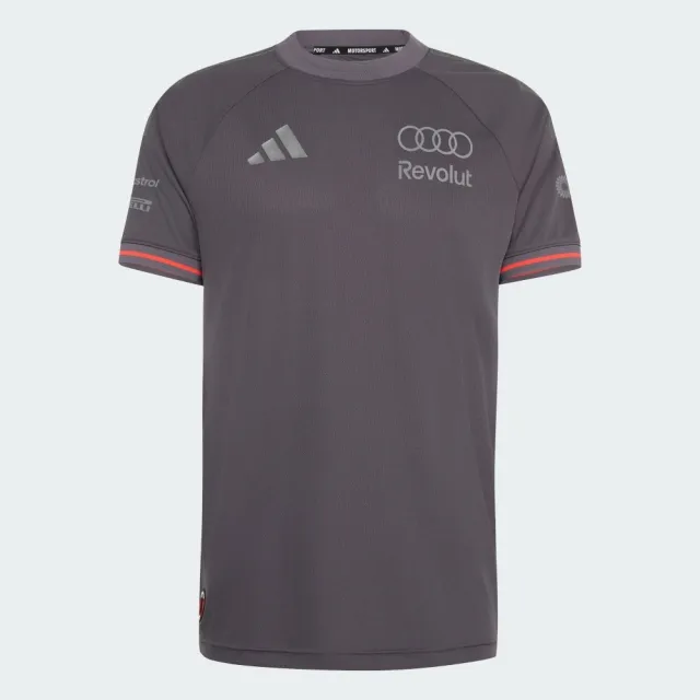 【adidas 愛迪達】短袖上衣 男 吸濕排汗 國際碼 AU DR JSY SS AM 灰 KE9091