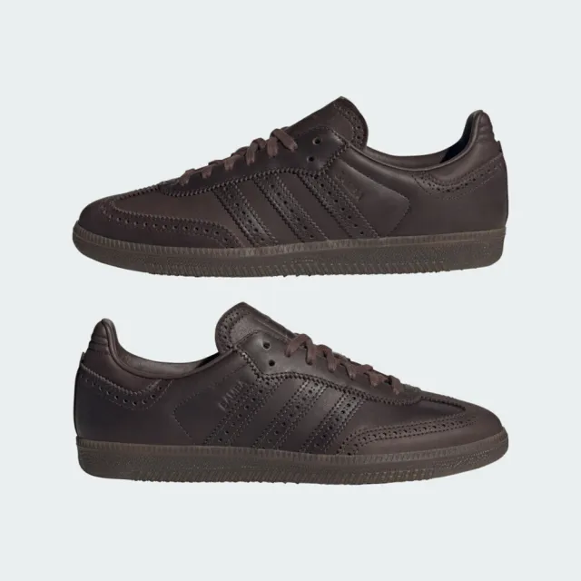 【adidas 愛迪達】Samba Og 男 運動休閒鞋 德訓鞋 皮革 復古 舒適 深棕(JI3231)