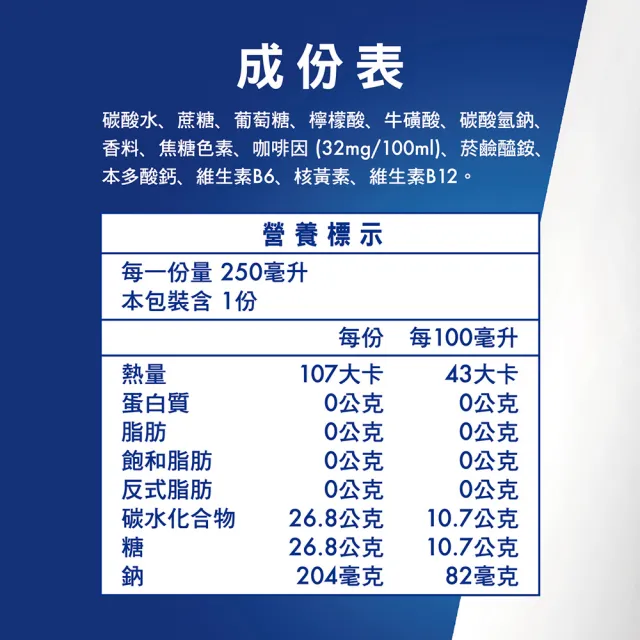 【Red Bull】RedBull紅牛能量飲料 250mlx24罐/箱